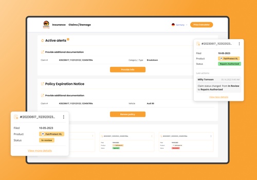 Custom Software Development Package Example: AI-SUPPORTED CAR WARRANTY INSURANCE PLATFORM