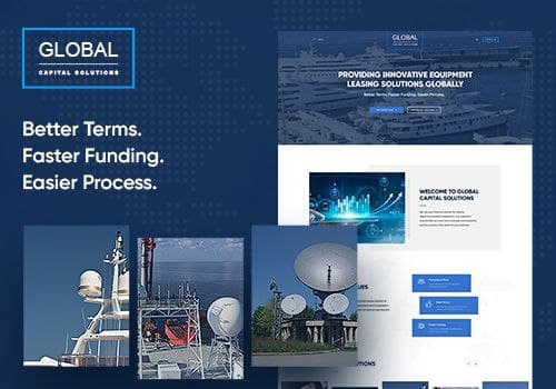 Web Design Package Example: Global Capital Solutions