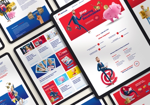 Web Design Package Example: MetCredit Websites