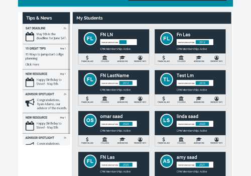 Enterprise App Modernization Package Example: College Planning Network