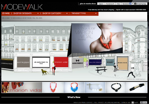 Web Development Package Example: Mode Walk - Fashion eCommerce Website