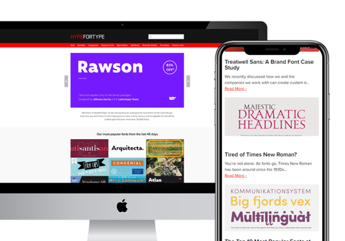 E-Commerce Development Package Example: Online FONT shop upgrade from Magento 1.9 to 2.3.3