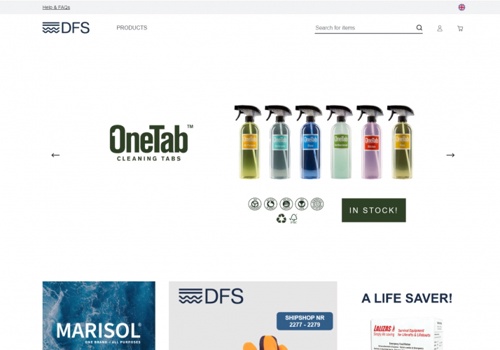 Web Development Package Example: DFS-European Based Industrials Tools Distributors