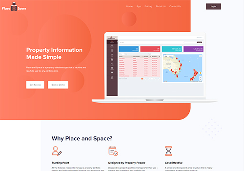 Web Development Package Example: Place & Space