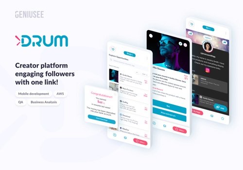 Mobile App Development Package Example: Drum