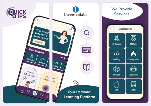 Mobile App Development Package Example: eLearning App