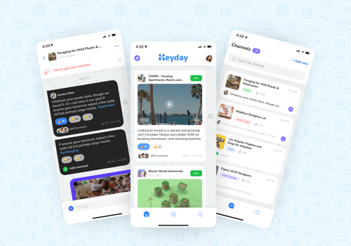 Mobile App Development Package Example: Heyday