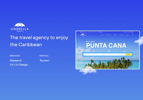 Web Design Package Example: The travel agency to enjoy the Caribbean