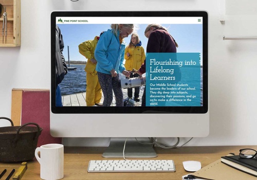 UX/UI Design Package Example: Branding + Website for an Independent School