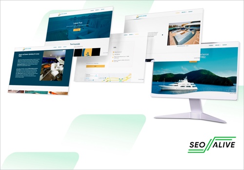 Web Design Package Example: JB Yacht Covers Website Design & Development