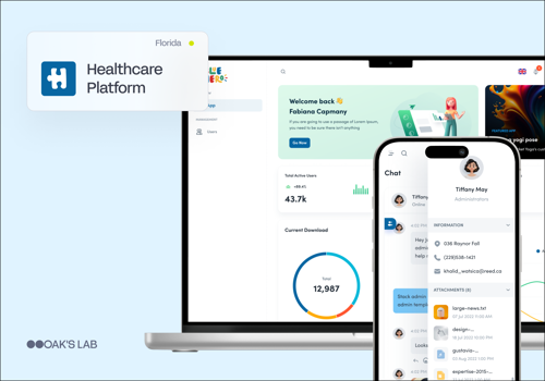 Web Development Package Example: Web Development for Healthcare MVP in React.js