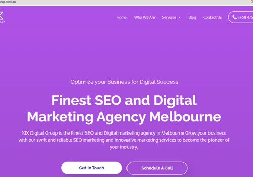 Search Engine Optimization Package Example: Digital Marketing system