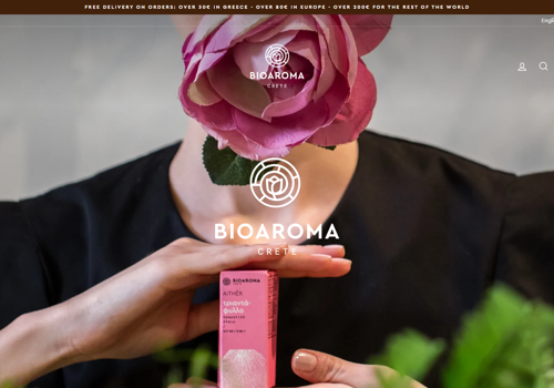 E-Commerce Development Package Example: Bioaroma Crete Shopify Developement