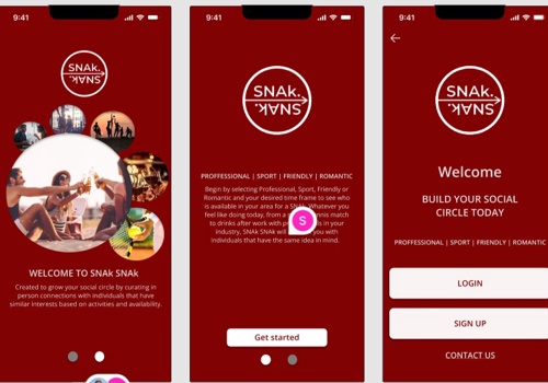 UX/UI Design Package Example: Snak Snak