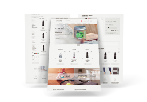 E-Commerce Development Package Example: Coccine - Dedicated Online Shop
