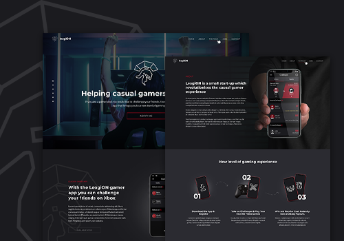 Web Design Package Example: LeagiON