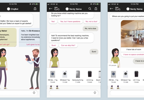 UX/UI Design Package Example: Building an AI powered sales bot for Buzzo