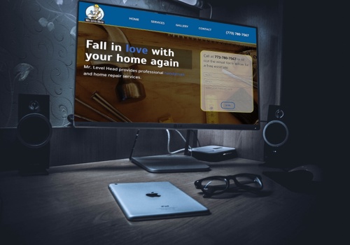 Web Design Package Example: Website design for Handyman