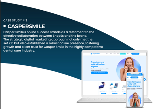 UX/UI Design Package Example: Dental Landing Page