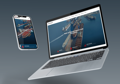 Web Design Package Example: Besiktas Shipyard / Concept Web Design