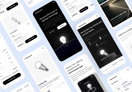 Web Design Package Example: Smart Lighting: Illumi.Smart