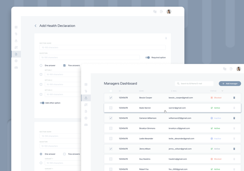 UX/UI Design Package Example: Clinicaly - Web app UI/UX Healthcare SaaS