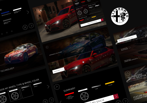UX/UI Design Package Example: Interactive Product Configurator (UI/UX)