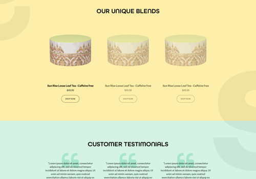 Web Design Package Example: SayMeGrace