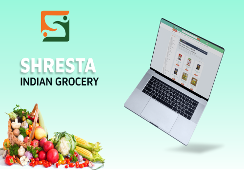 Custom Software Development Package Example: Shresta Indian Grocery: Website for Grocery Stores