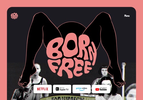 Web Design Package Example: Born Free Film