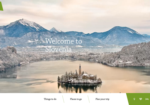 Web Development Package Example: National tourism portal of Slovenia