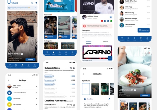 Web Design Package Example: Unified TSN