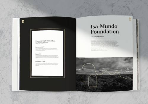 Branding Package Example: Isa Mundo Foundation Branding Project