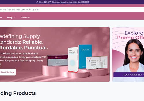 Search Engine Optimization Package Example: MedSupplySolutions - Headless e-comm + digital mkt