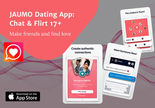 Mobile App Development Package Example: JAUMO Dating App: Chat & Flirt