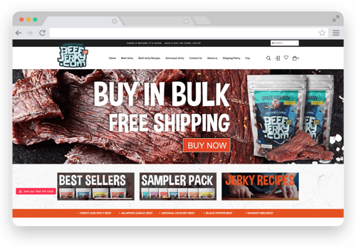 Custom Software Development Package Example: Beef Jerky