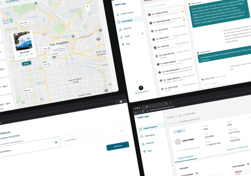 UX/UI Design Package Example: HealhTech Proof of Concept