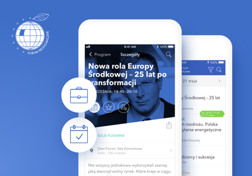 Mobile App Development Package Example: Forum Ekonomiczne