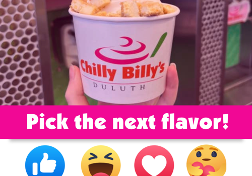 Social Media Marketing Package Example: Chilly Billy's Frozen Yogurt - Social Media