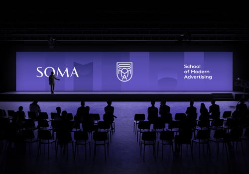 Graphic Design Package Example: SOMA: identity for the Higher Modern School of Mar