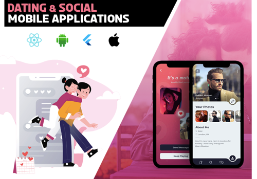 Mobile App Development Package Example: Dating & Social App