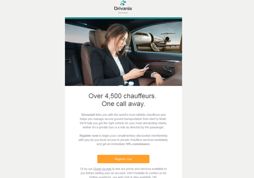 Web Development Package Example: Drivania