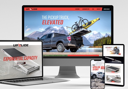 Web Design Package Example: The Upslide GTM Strategy, Naming, Branding & Web