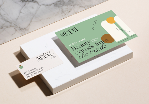 UX/UI Design Package Example: Accent Beauty Buro: Branding, Identity, UI/UX