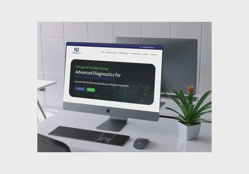 Web Design Package Example: Website design for Diagnostics Center