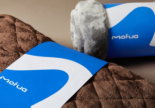 Branding Package Example: AQUA – “mofua” Bedding & Sleepwear Branding