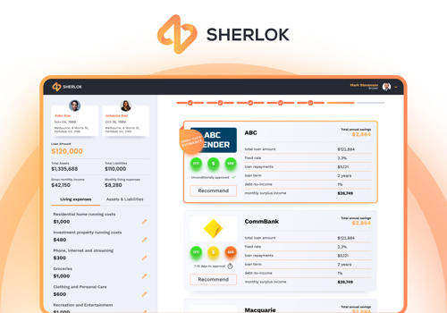 Product Design Package Example: Interactive portal for brokers