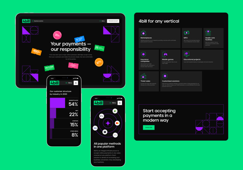 Web Development Package Example: 4bill — Payment system