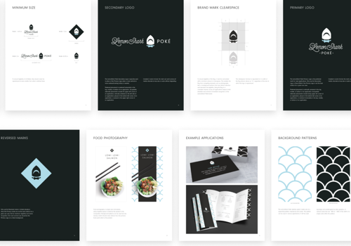 Branding Package Example: Lemonshark Poké Branding