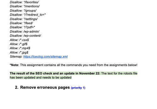 Search Engine Optimization Package Example: Long-term SEO support project